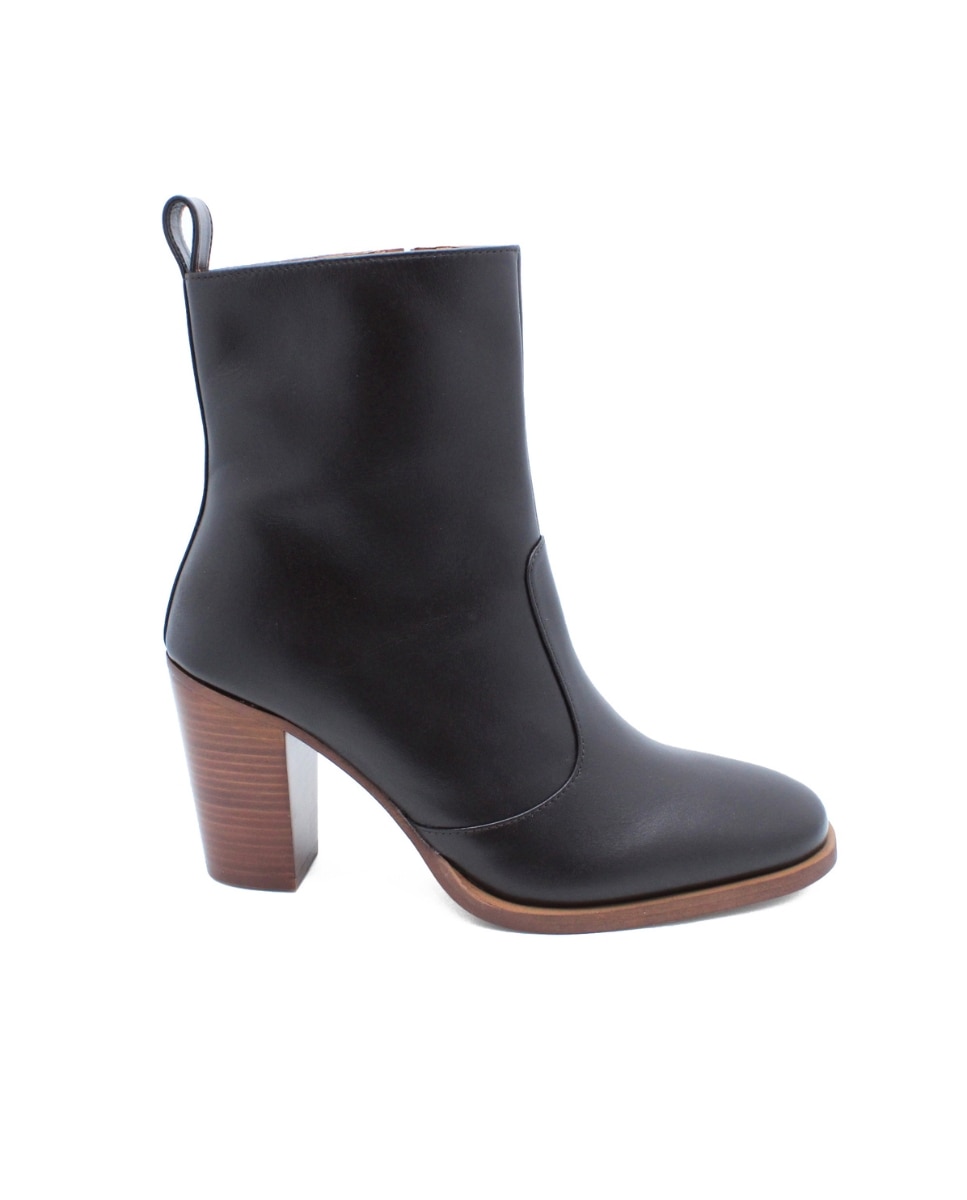 Botas Clássicas Florence Pretas em Pele Preto-1
