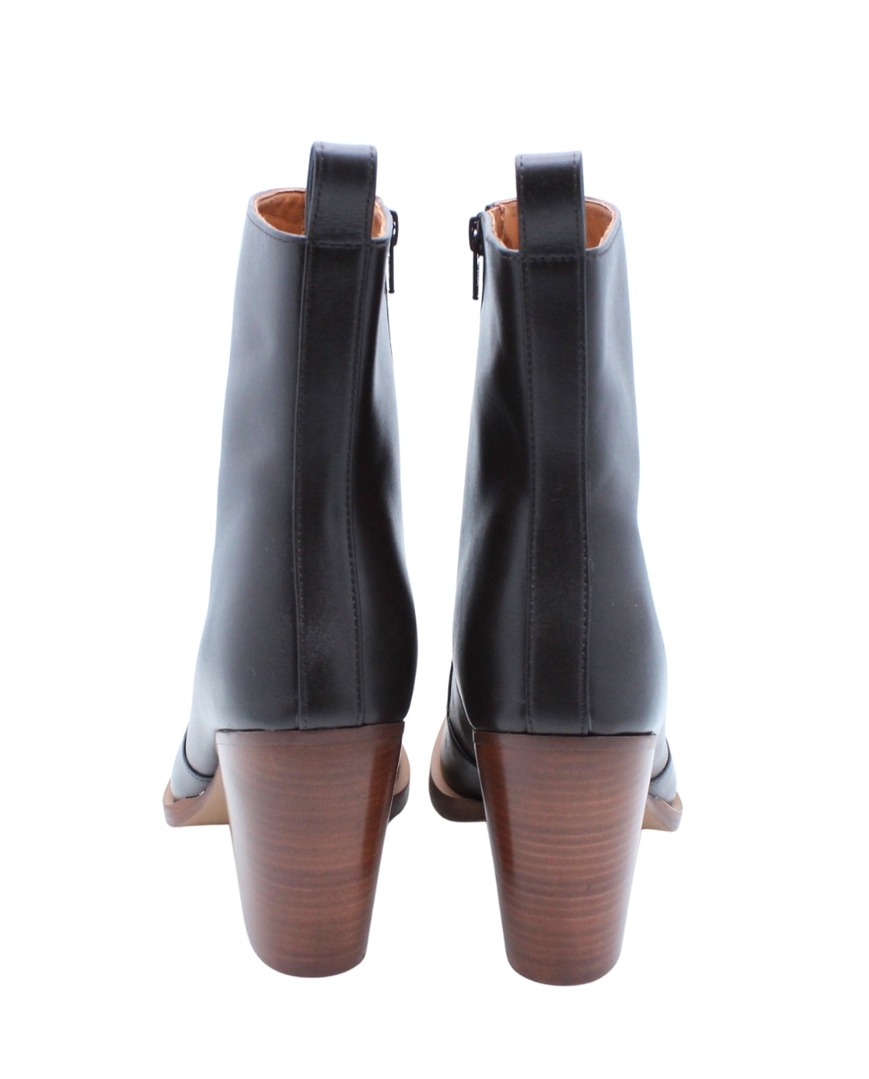 Botas Clássicas Florence Pretas em Pele Preto-5