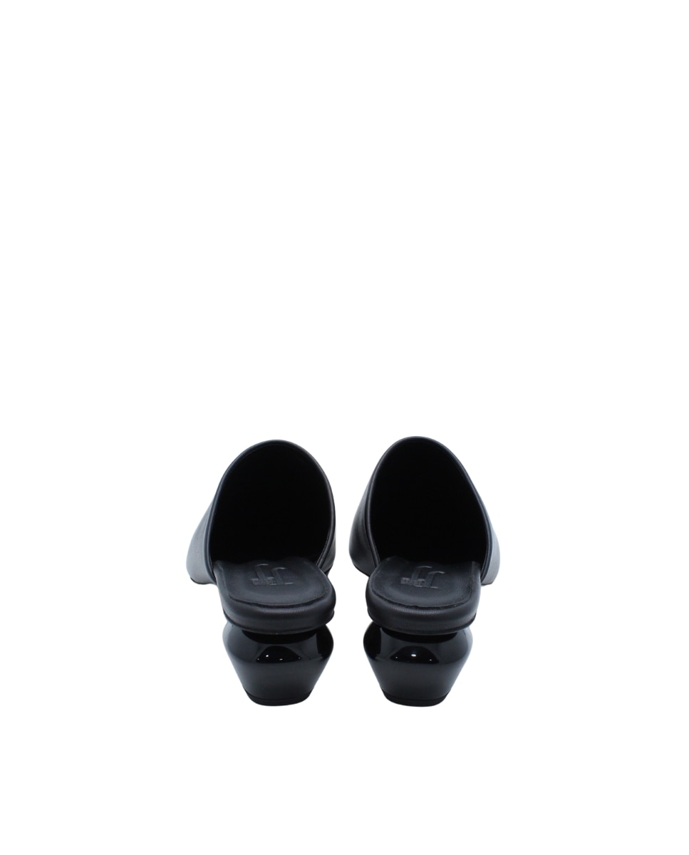 Sapatos de Salto Slingback Napoli Preto Preto-4