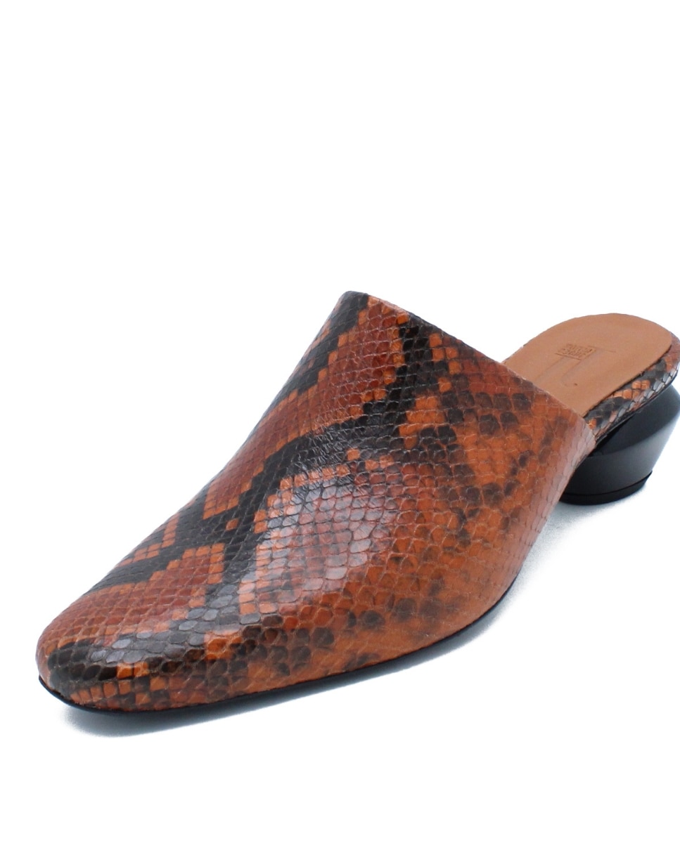 Sapatos de Salto Slingback Napoli Cognac Castanho-7
