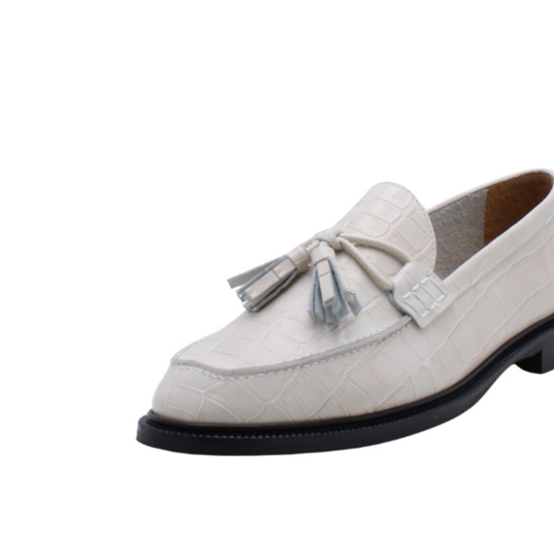 Loafers San Diego em Pele Bege-5