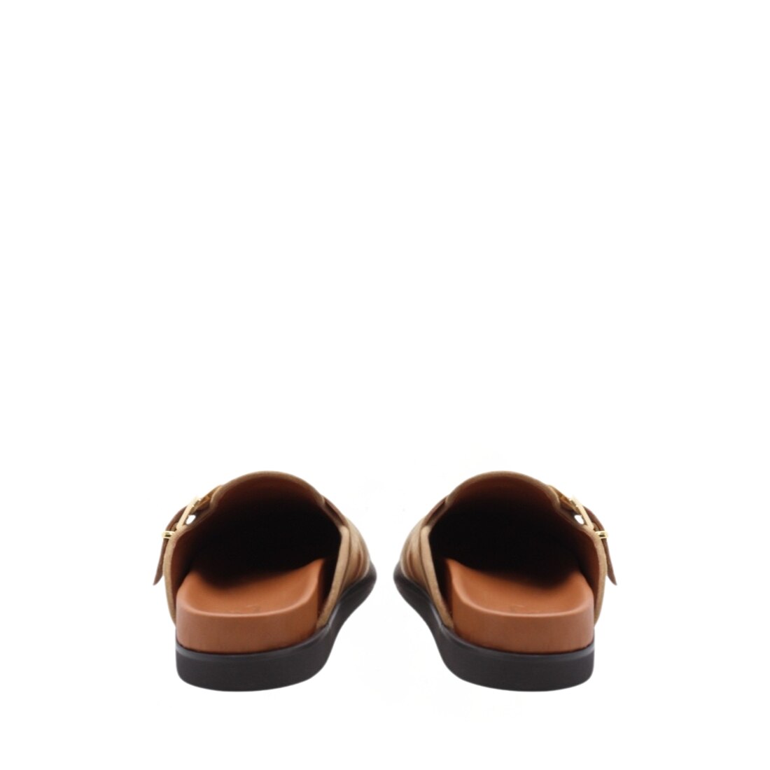 Mules Oslo Camel em Suede Camel-3
