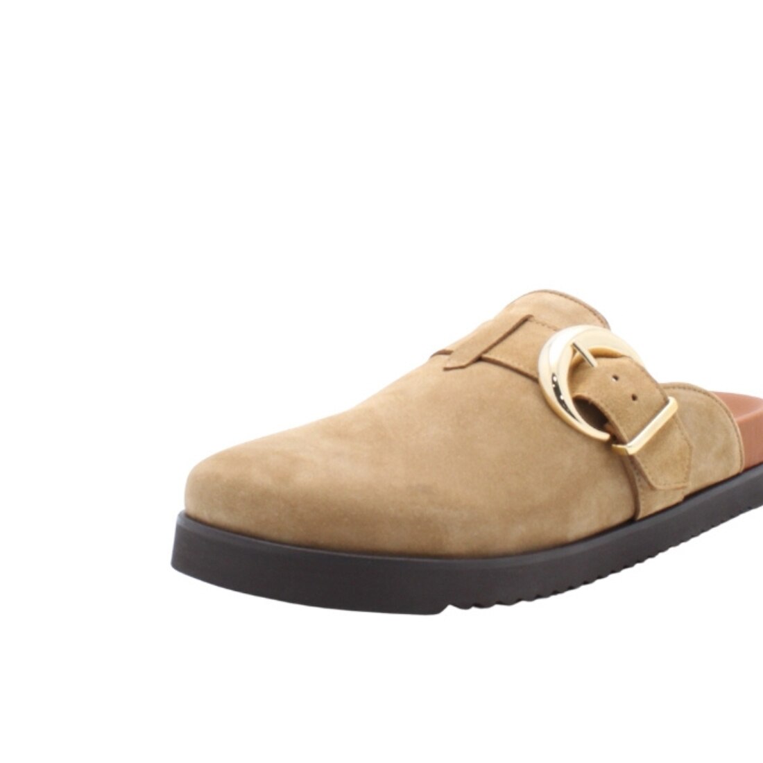 Mules Oslo Camel em Suede Camel-5