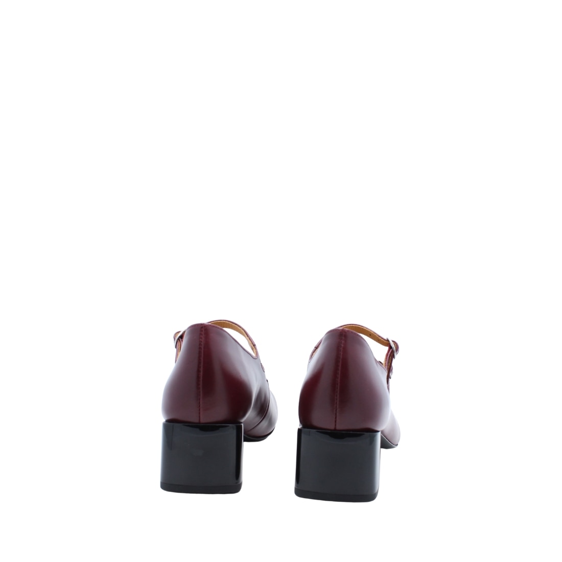 Sapatos Mary Jane Paris em Pele Bordeaux Bordeaux-3