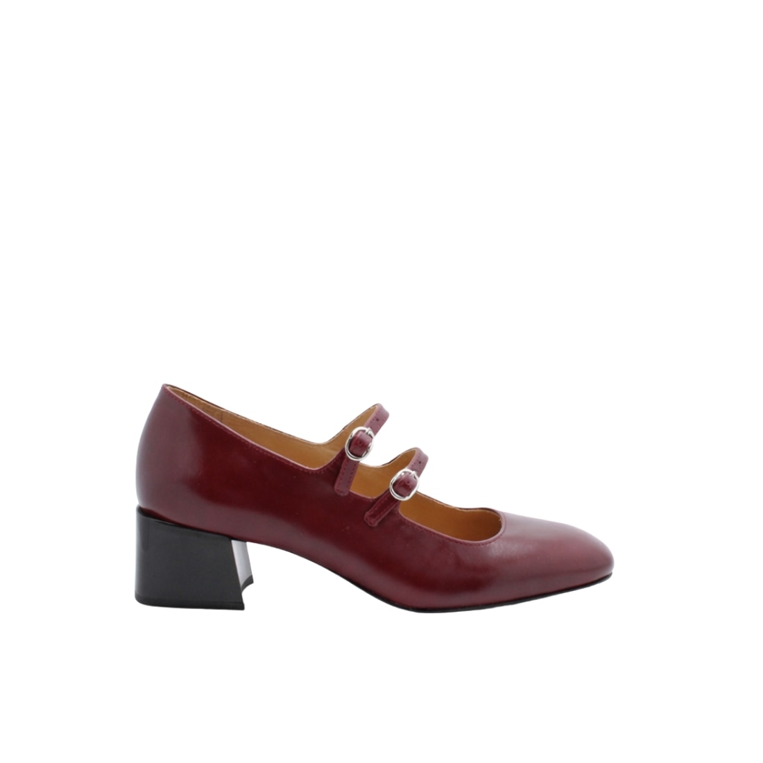 Imagem 0 de Sapatos Mary Jane Paris em Pele Bordeaux