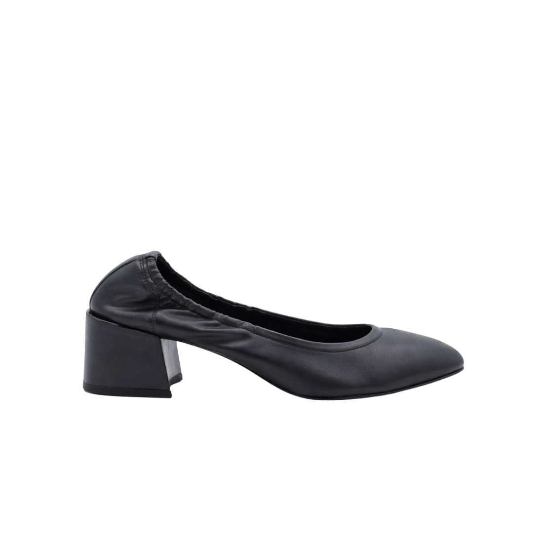 Imagem 0 de Sapatos de Salto Médio Paros em Pele Preta