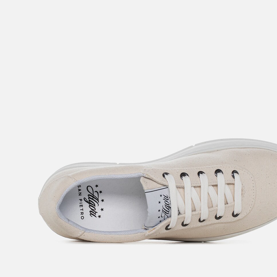 San Pietro 22.7 Ecru Sneaker Natural-5