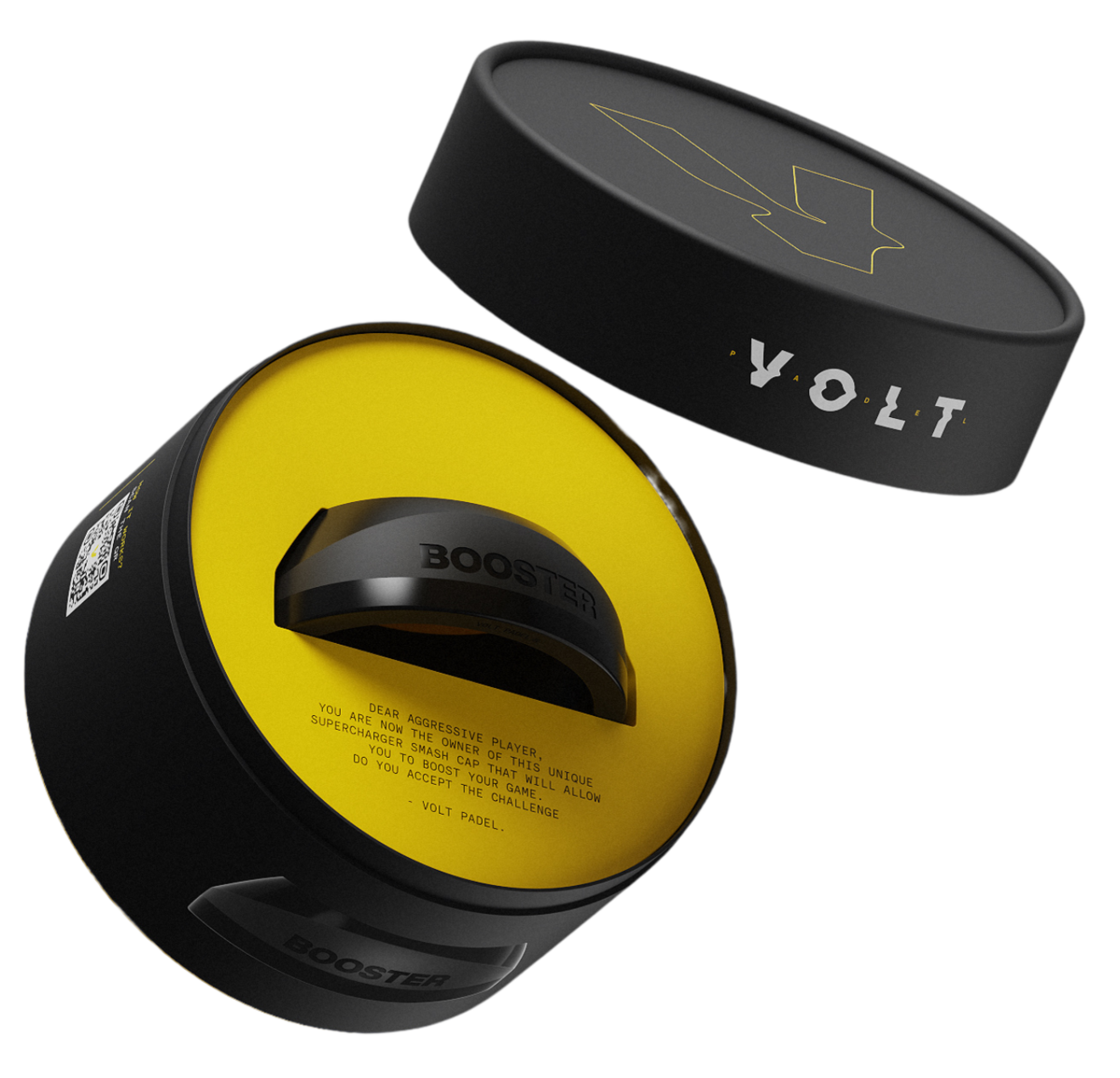 BOOSTER Acessório para raquete de Padel Preto-1