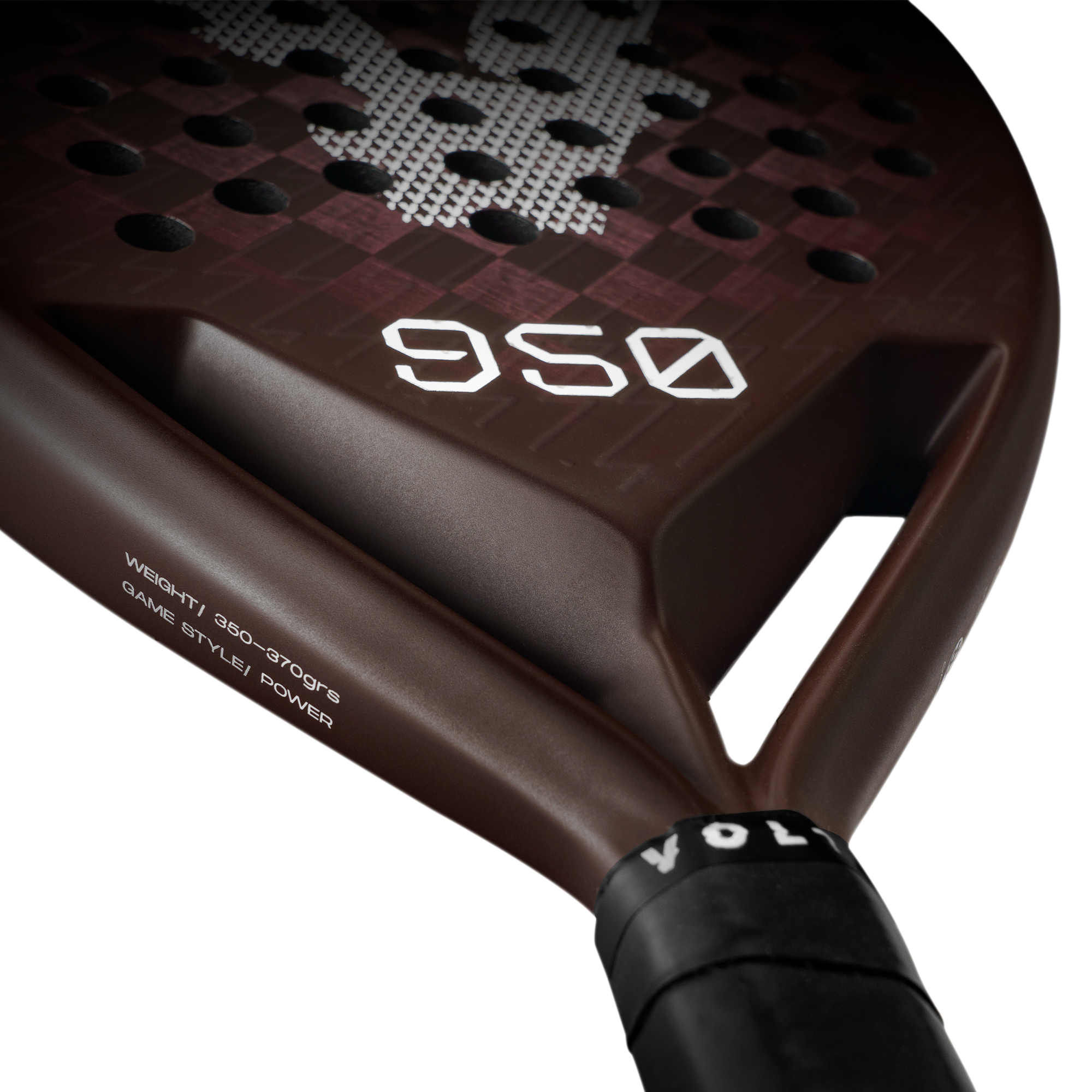 Raquete de padel Volt 950 v4 Bordeaux-3