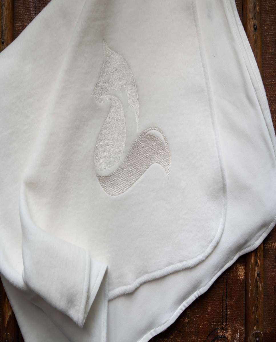 Manta Reversível - Branco Branco-2