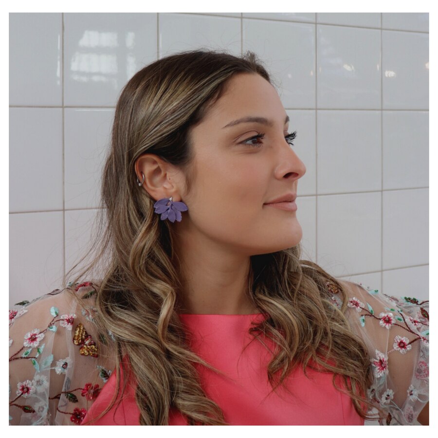 Brincos Ruber Folium Very Peri Lilás-2