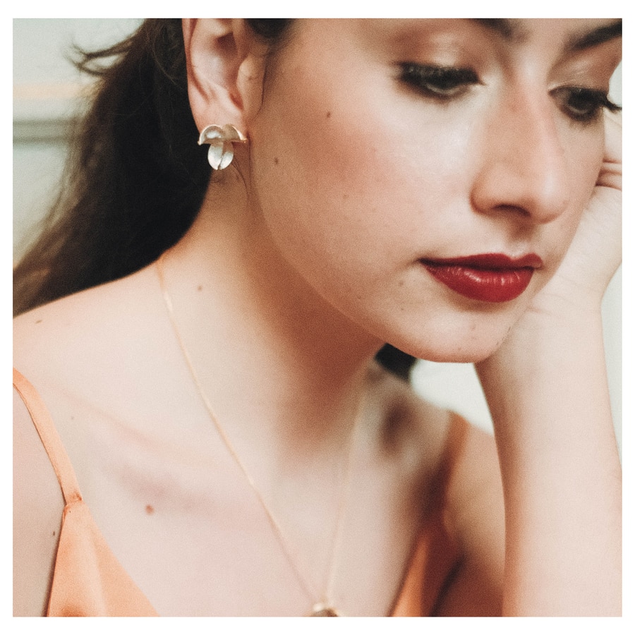 Brincos Lilium Gold Pequenos Ouro-2