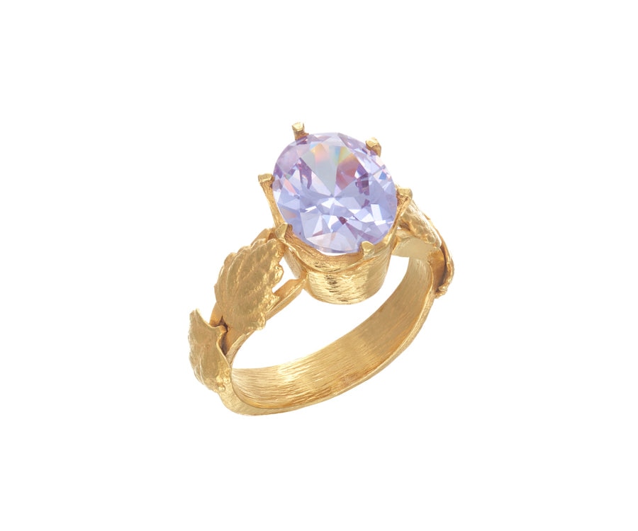 Imagem 0 de Anel Caritate Zircónia Lilás