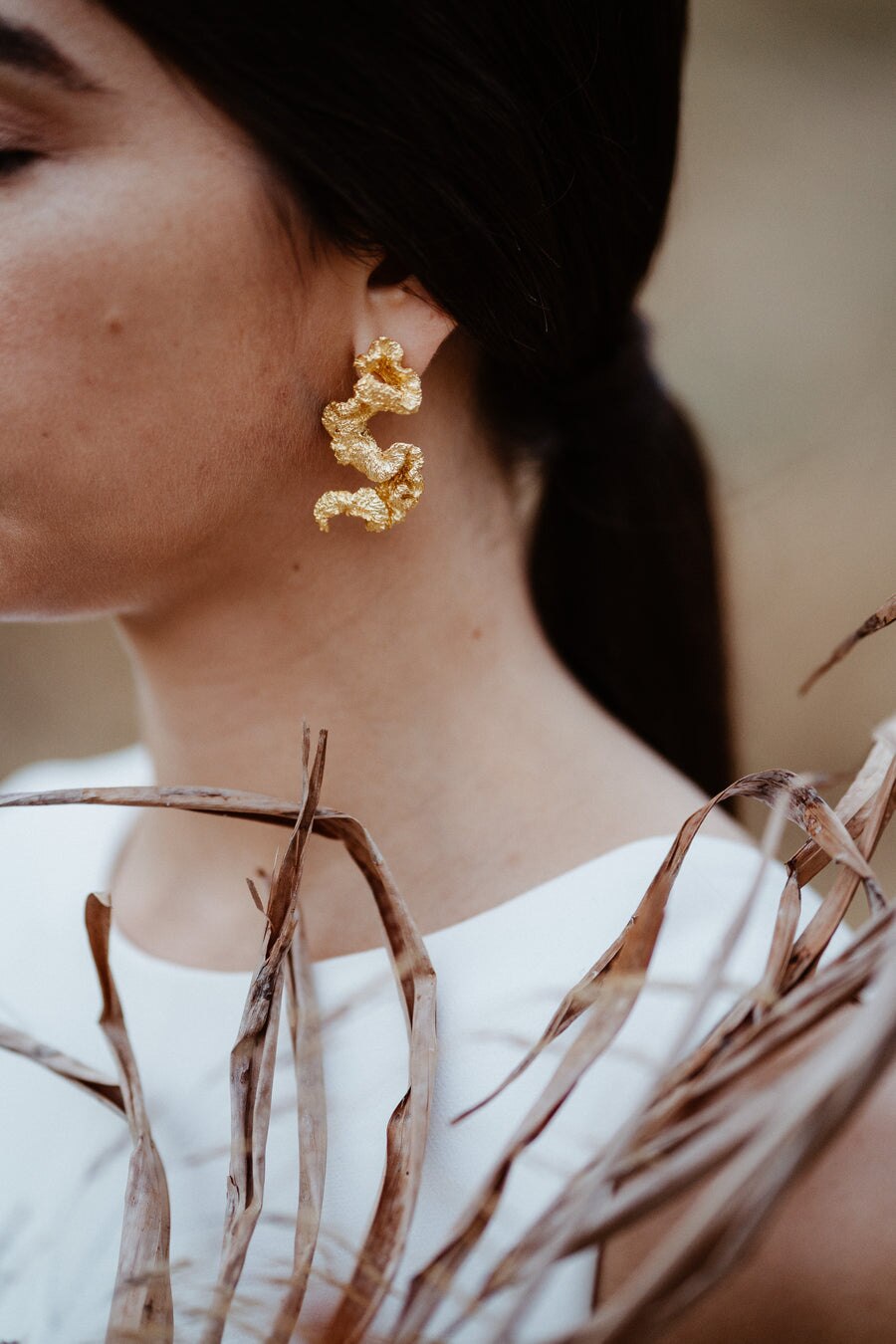 Brincos Cristata Gold Ouro-2