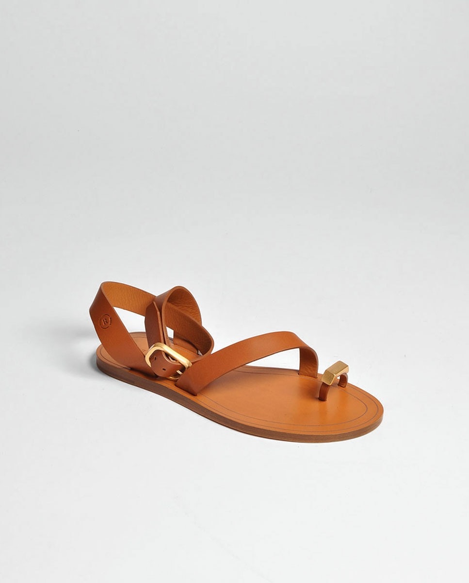 Imagem 0 de Chinelo em Pele Cuoio