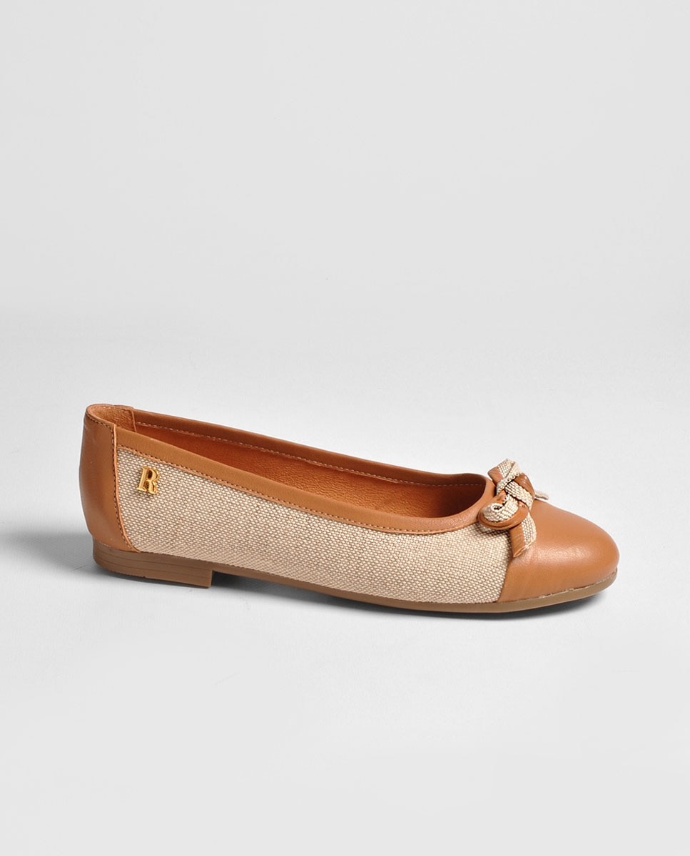 Imagem 0 de Sapato Rafia Bege/Mel