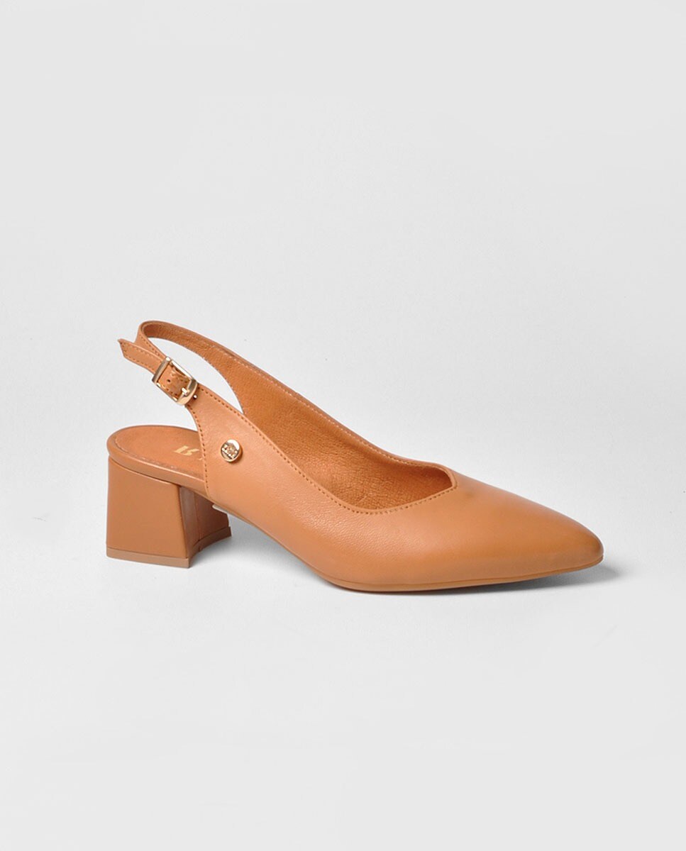 Sapato Pele Mel Camel-1
