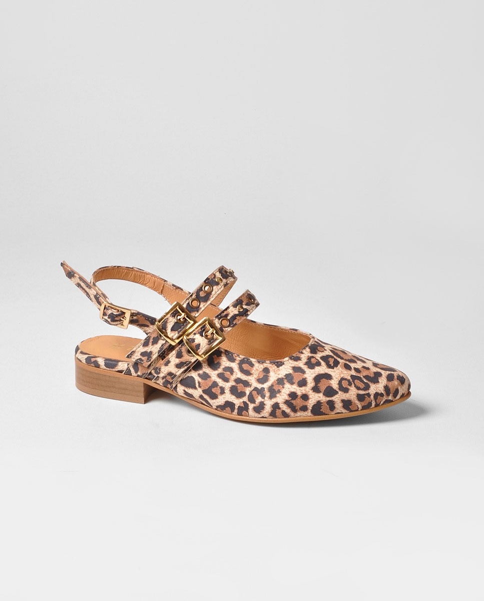 Imagem 0 de Sapato Leopardo Bege