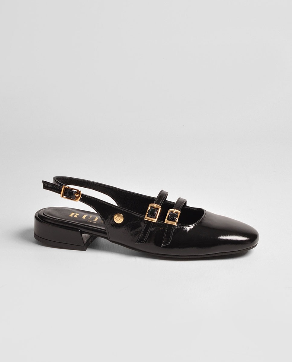 Sapato Verniz Preto Preto-1