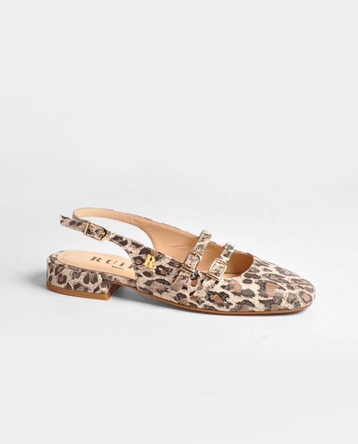 Imagem 0 de Sapato Leopardo Bege
