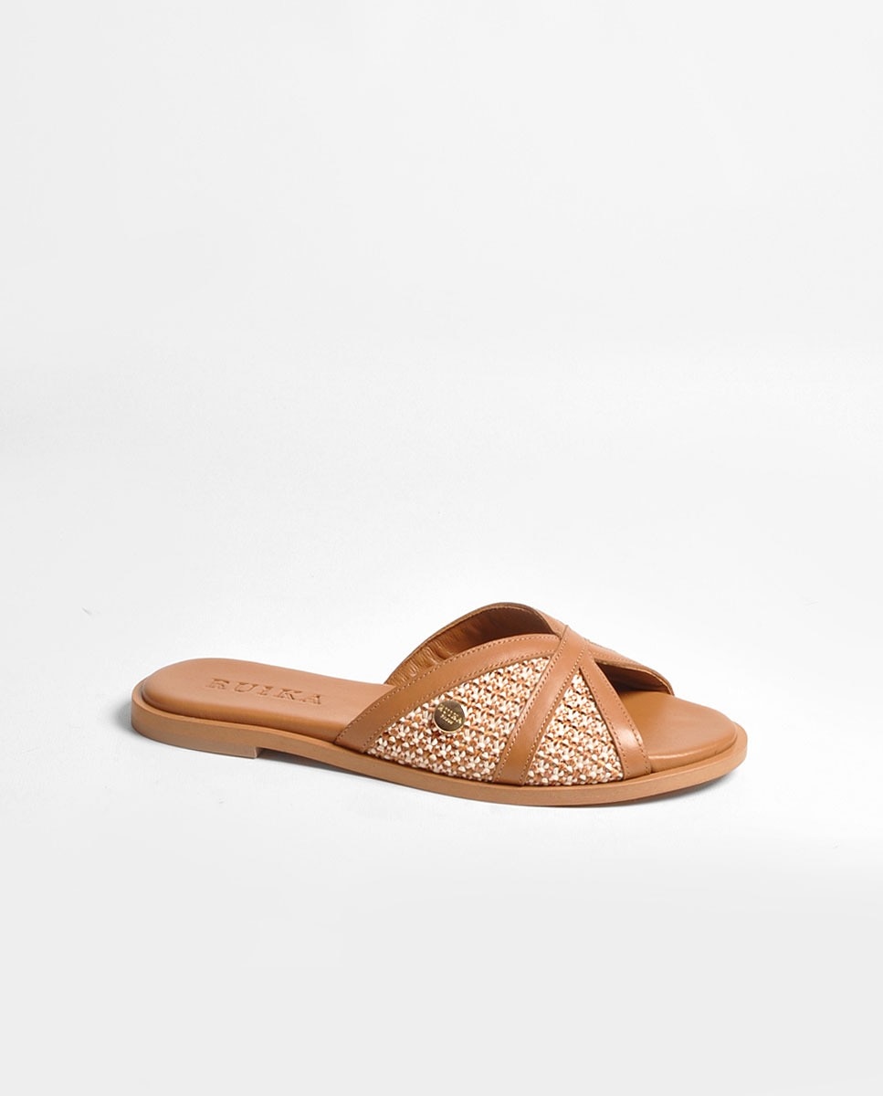 Imagem 0 de Chinelo Rafia Camel