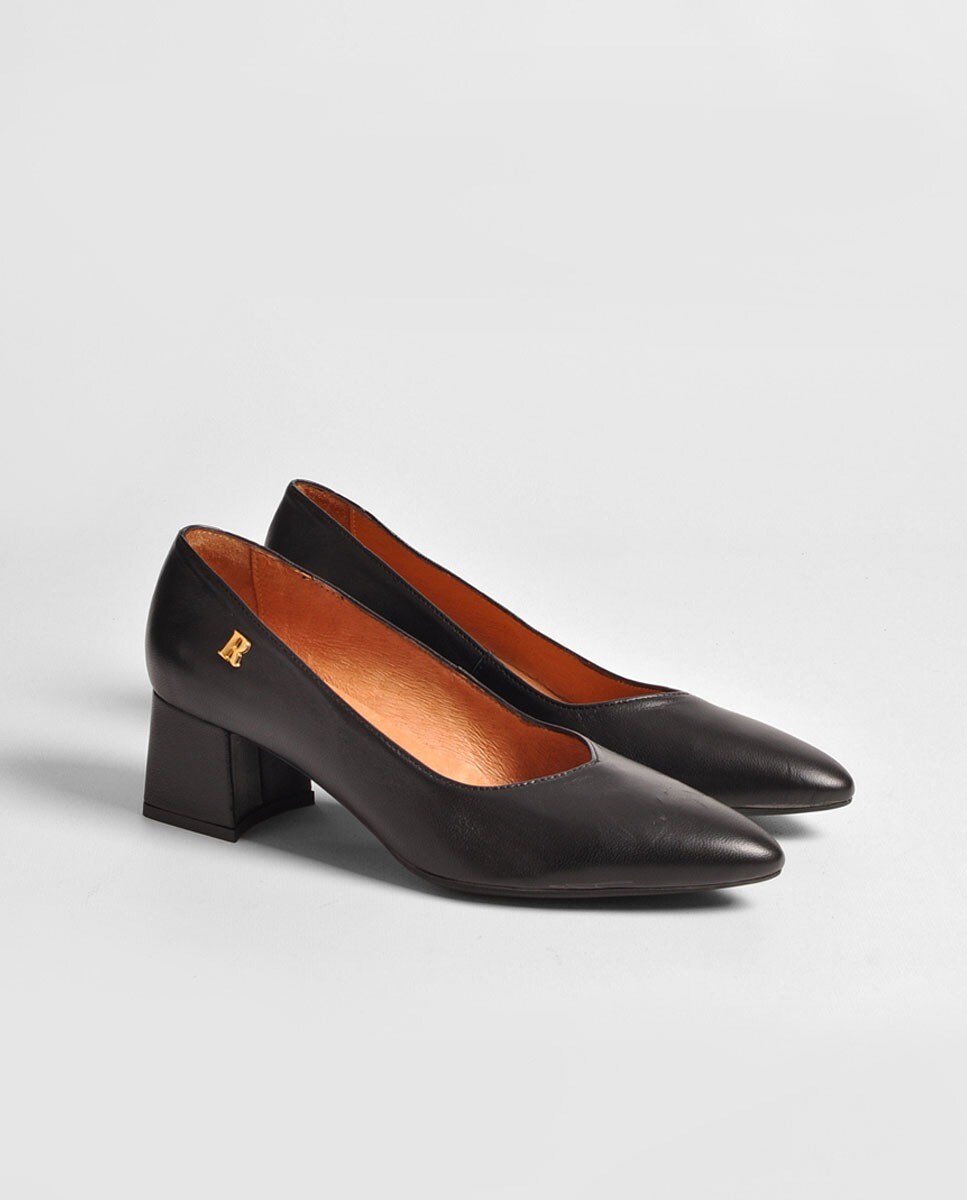 Sapato Pele Preto Preto-2