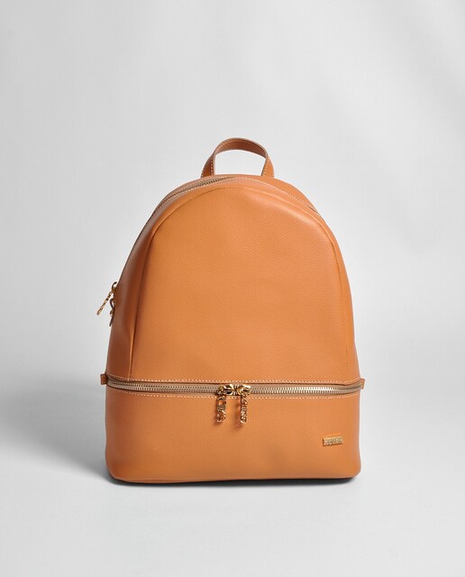 Imagem 0 de Mochila Média em Pele - Mel