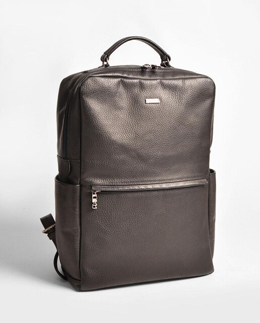 Imagem 0 de Mochila em Pele Preto