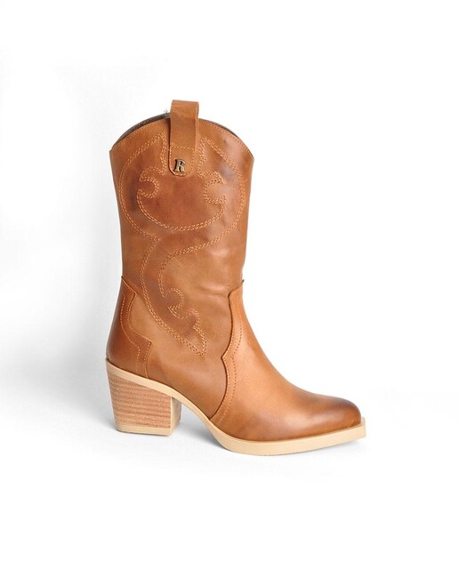 Imagem 0 de Bota em Pele Rustica Camel