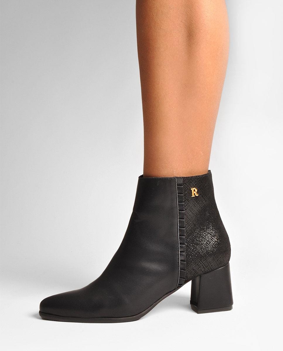 Bota em Pele Preto Preto-2