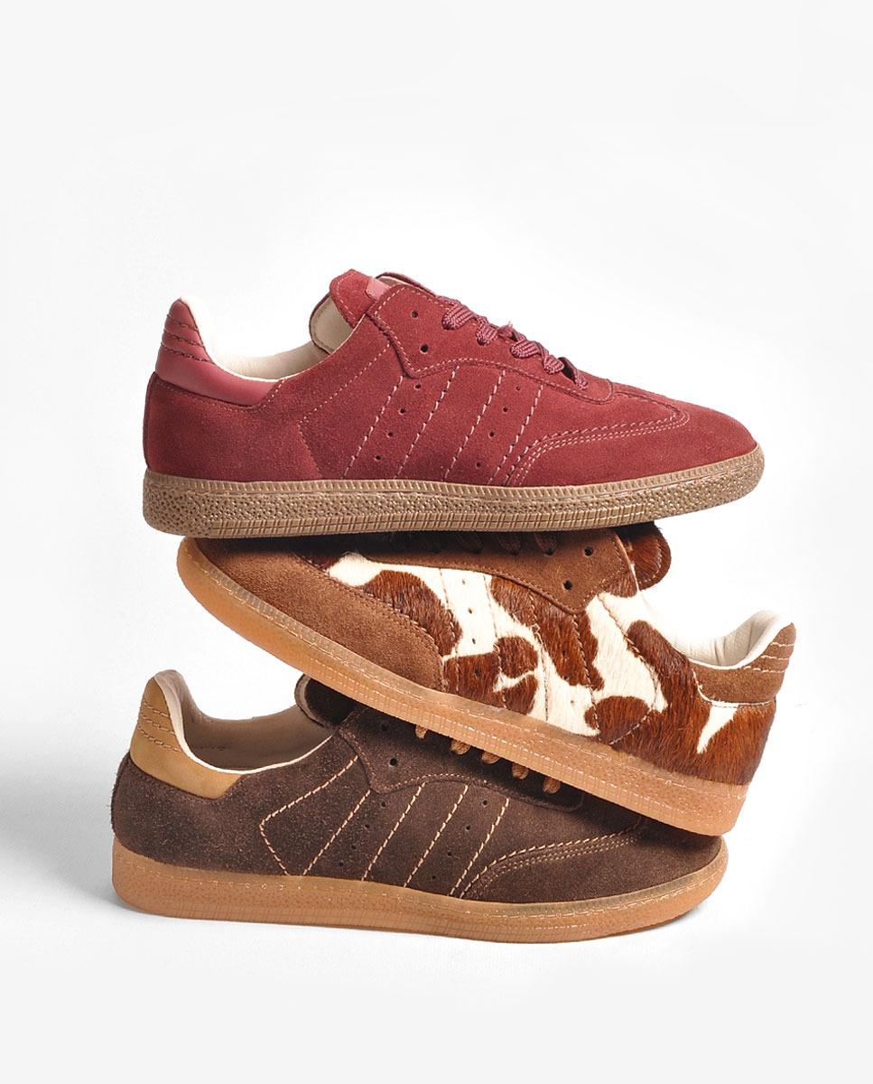 Sapatilha em Camurça Bordeaux Bordeaux-3