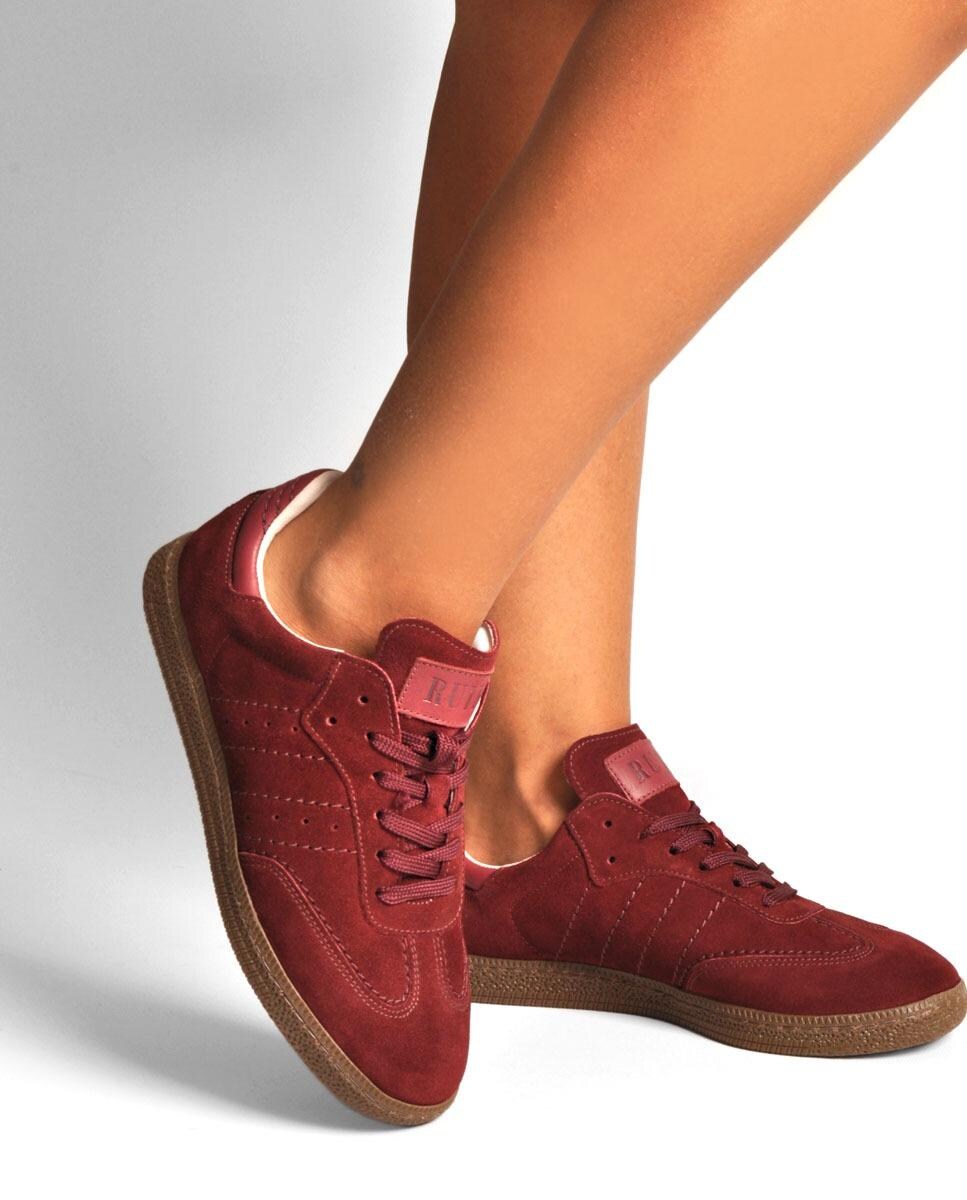 Sapatilha em Camurça Bordeaux Bordeaux-2