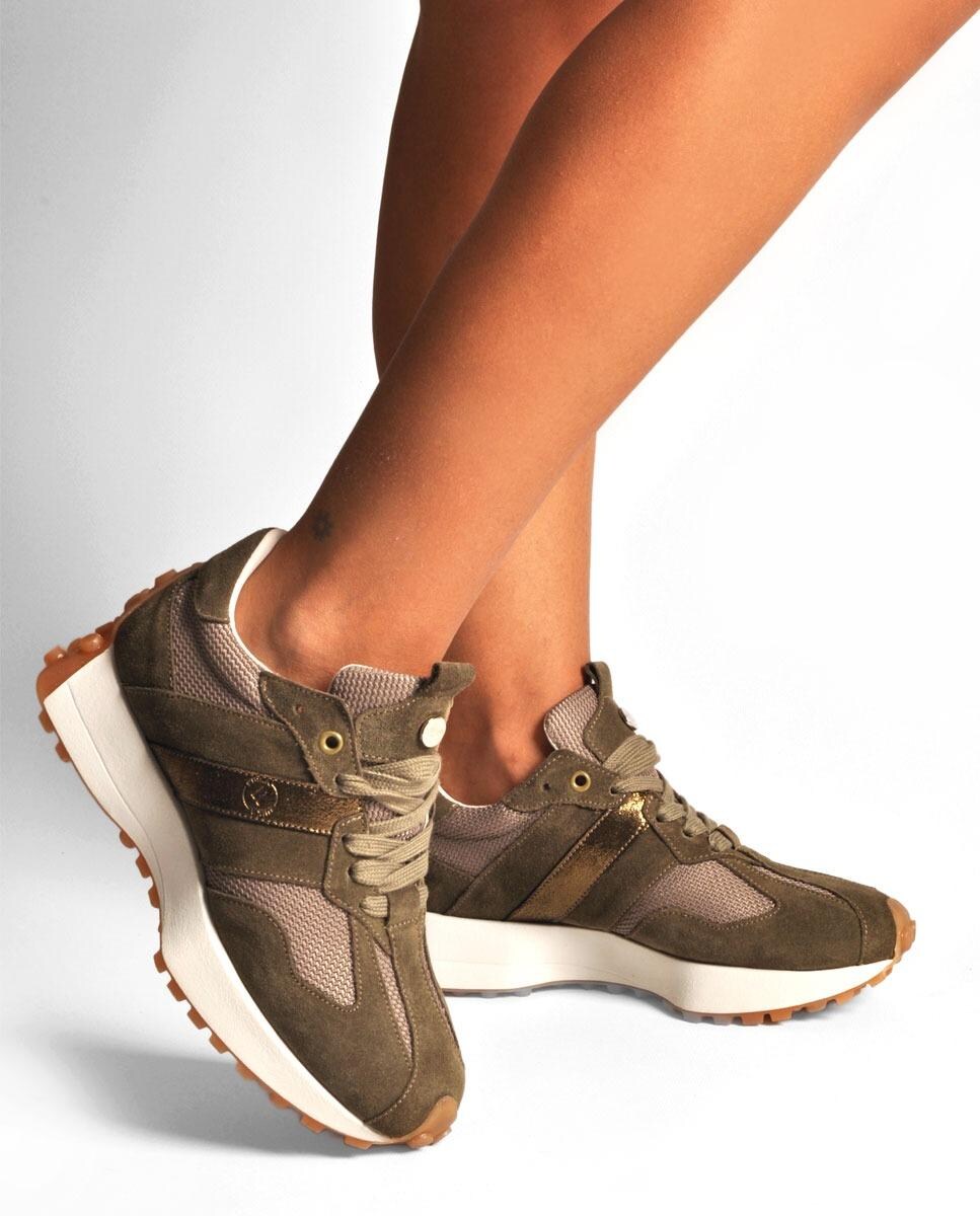 Sapatilha em Camurça Kaky Verde-militar-2