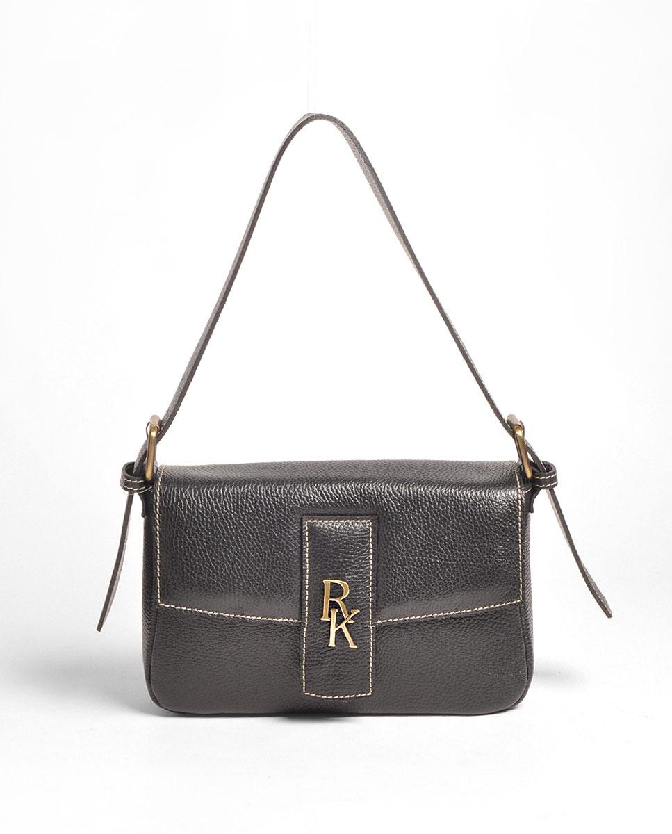 Mala Pequena em Pele - Preto Preto-1