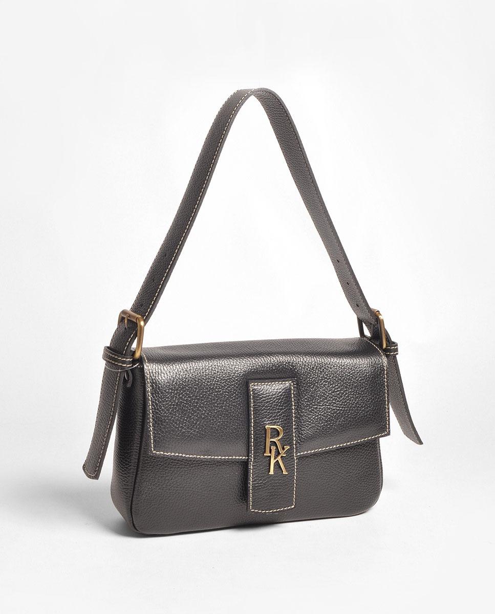 Mala Pequena em Pele - Preto Preto-2