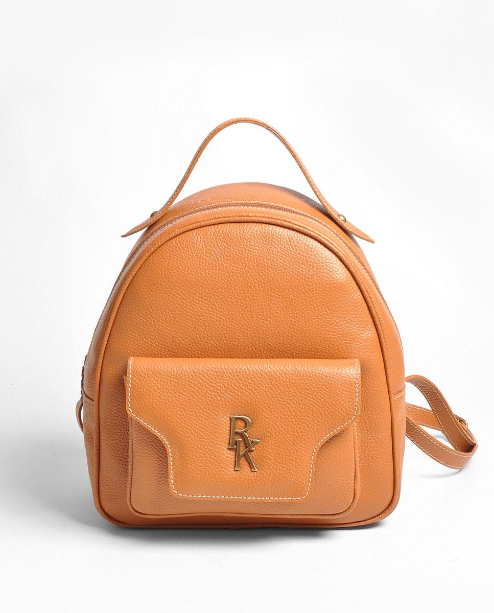 Imagem 0 de Mochila Média em Pele - Mel