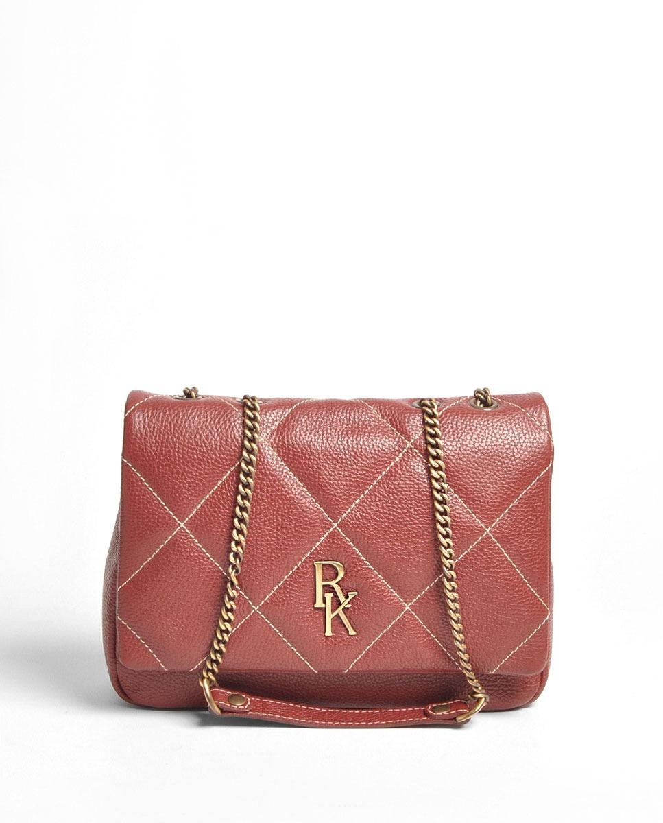 Mala Média em Pele - Bordeaux Bordeaux-1