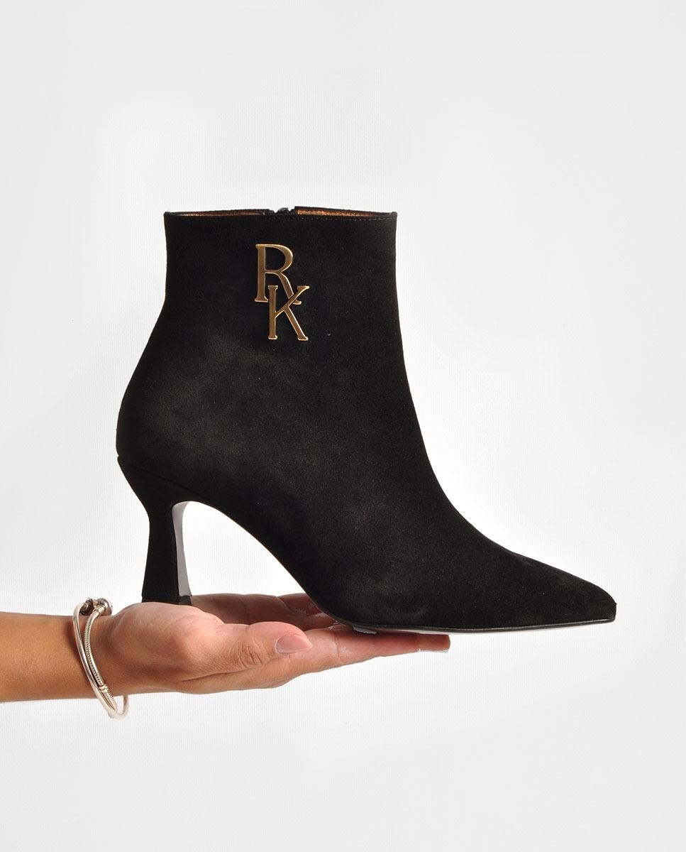 Bota em Camurça Preto Preto-2