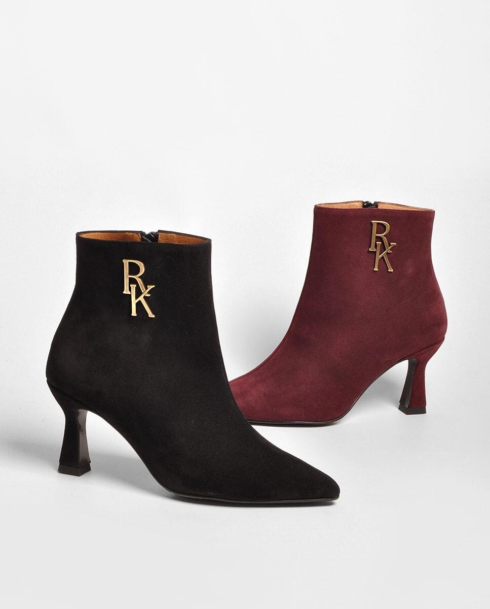 Bota em Camurça Bordeaux Bordeaux-4