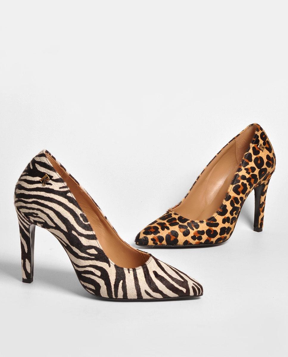Sapato em Pelo Zebra Estampado-4