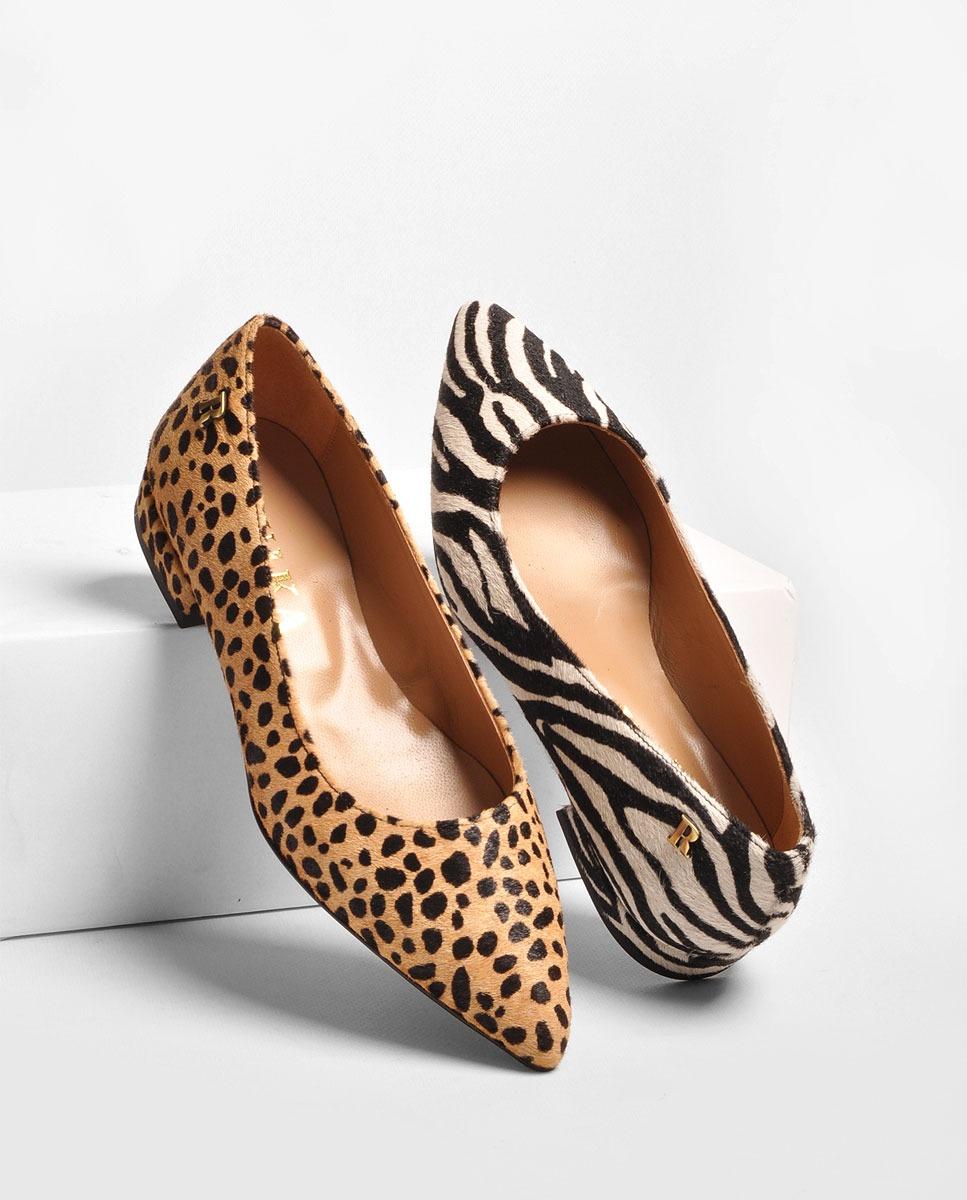 Sapato em Pelo Zebra Estampado-2