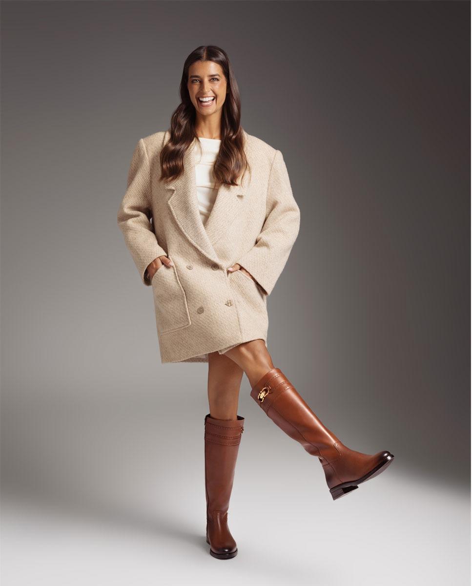 Bota em Pele Camel Camel-3