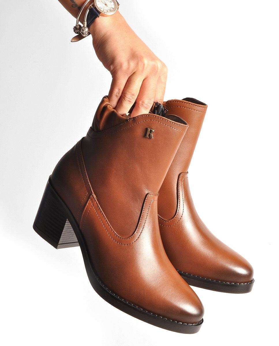 Bota em Pele Camel Camel-3