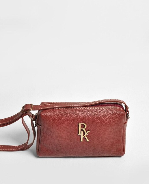 Imagem 0 de Mala Pequena em Pele - Bordeaux