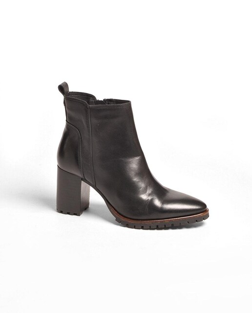 Imagem 0 de Bota em Pele Preto