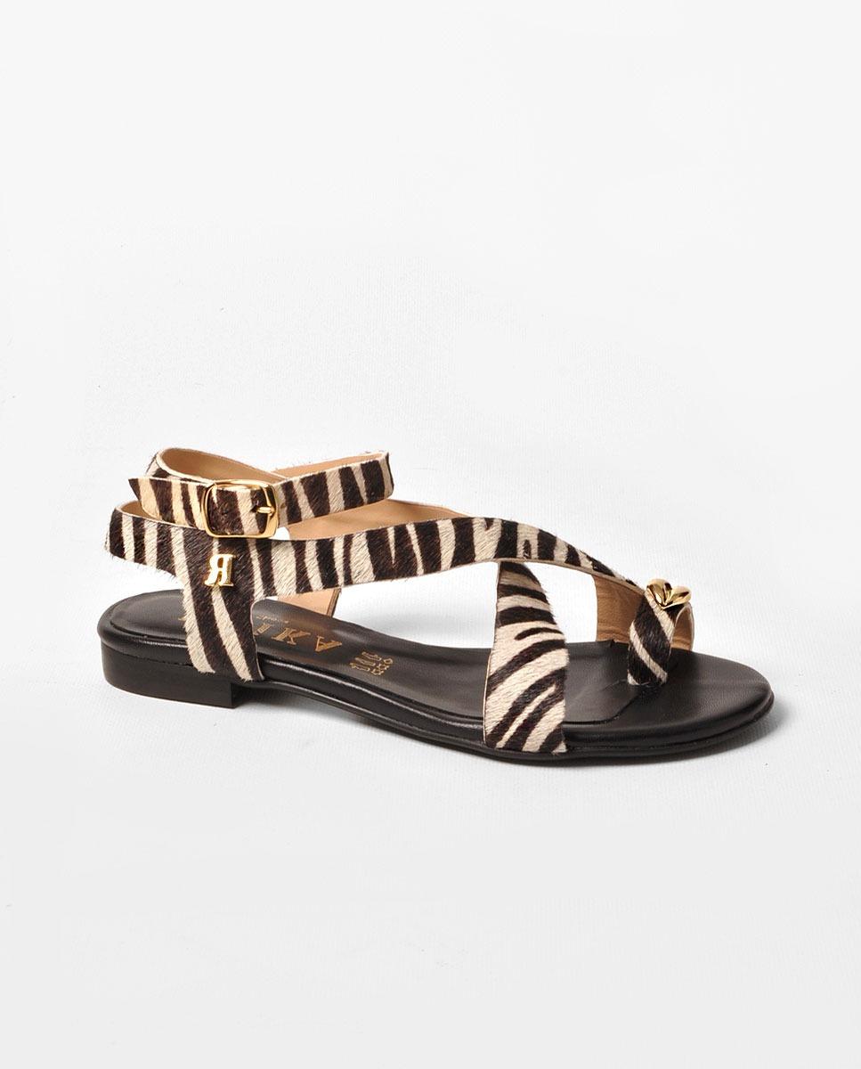 Imagem 0 de Sandália em Pelo Zebra