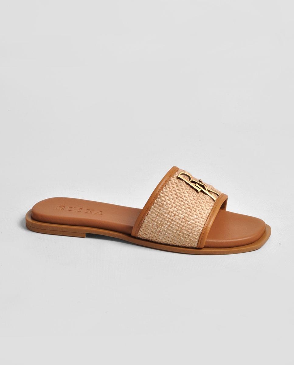 Imagem 0 de Chinelo em Rafia com Aplicação
