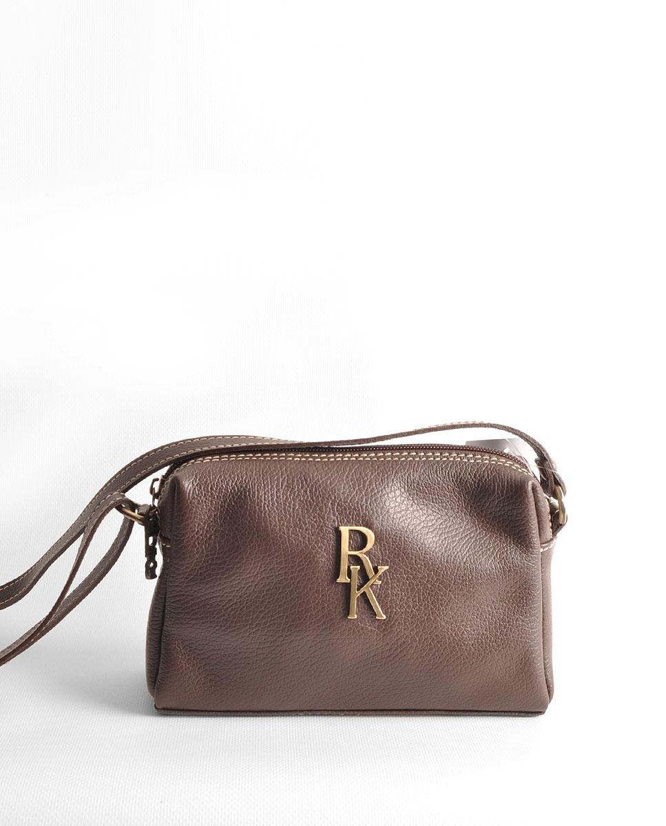 Imagem 0 de Mala Pequena em Pele Castanho