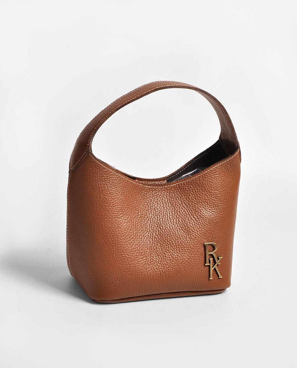 Imagem 0 de Mala Pequena em Pele Tabaco