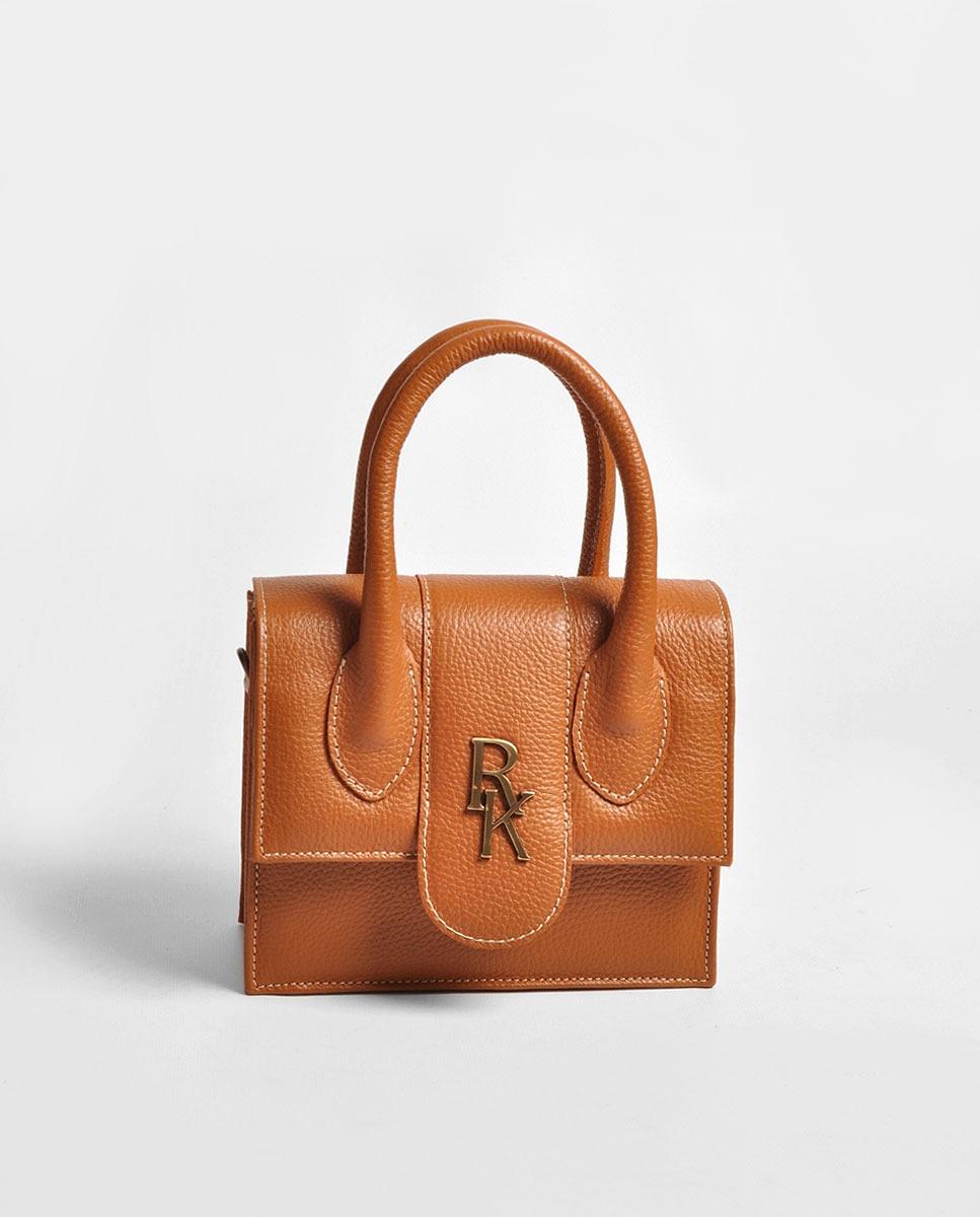 Imagem 0 de Mala Pequena em Pele Mel